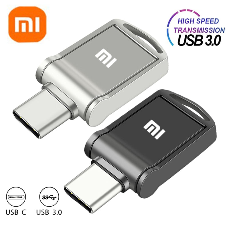 Xiaomi 2 TB Disk Hochgeschwindigkeits-USB 3.0 Typ-C-Schnittstelle Handy-Flash-Laufwerk,1 TB Computer Dual-Use-OTG Dual-Flash-Speicher USB