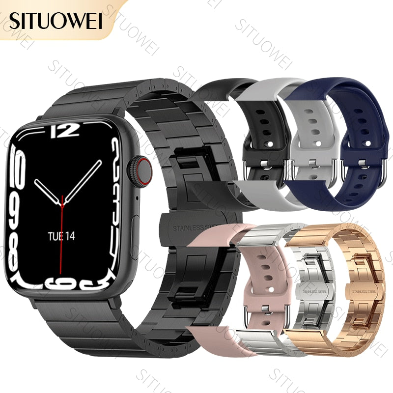 2022 NFC Smart Watch Männer Frauen Smartwatch Tür Zugang Unlock benutzerdefinierte Watch Face, Bluetooth Call Wireless Charging Fitness-Armband