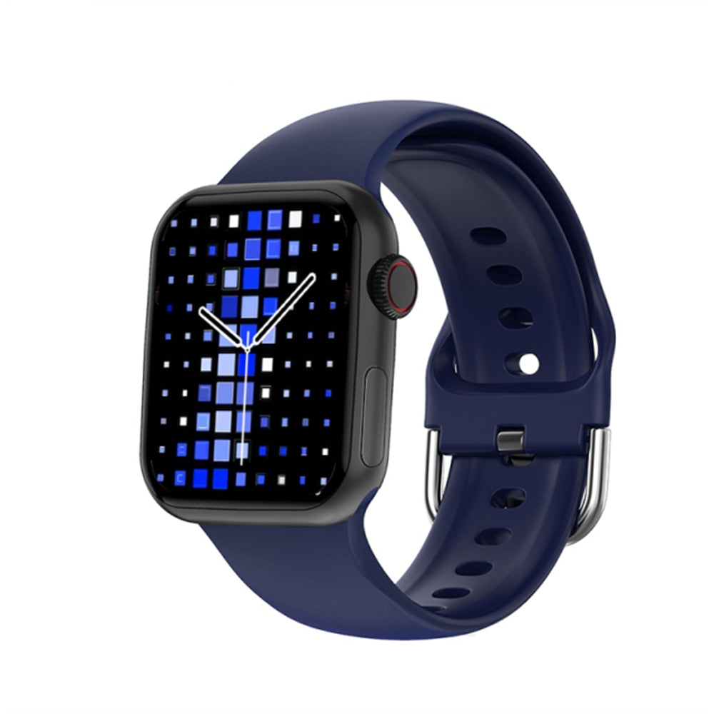 2022 1,9" Sport Smartwatch Männer Bluetooth Anruf Benutzerdefiniertes Zifferblatt NFC Frauen Fitness Smartwatch Pk DT7 W37 W27 Pro Smartwatch Serie 7