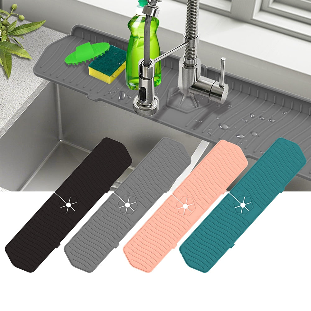 Silikon-Spritzschutz für Spülbecken, Küchenarmaturmatte