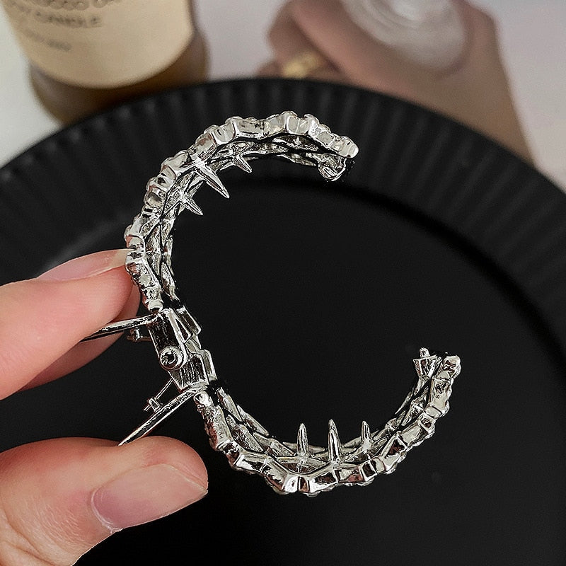 2022 Neue Perle Strass Haarkrallen für Mädchen / Damen, Hohe Pferdeschwanz, Clip Feste Haarnadel