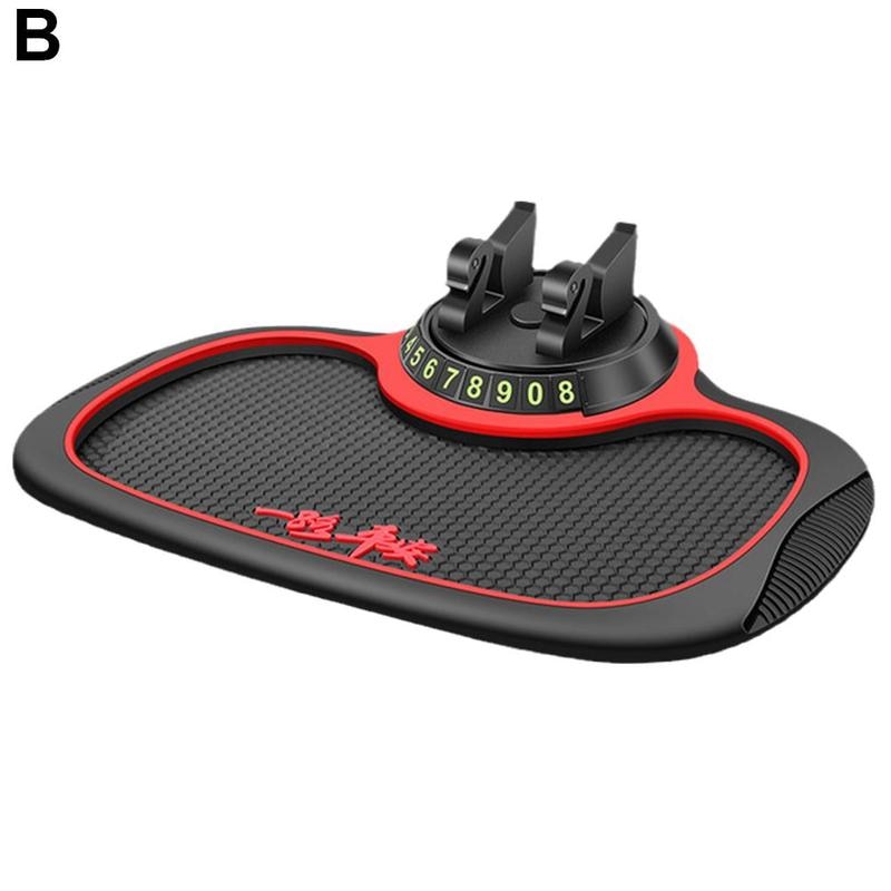 4-in-1-Auto-Anti-Rutsch-Matte, Silikon-Armaturenbrett, klebrige Telefonhalter, Anti-Rutsch Telefon Pad