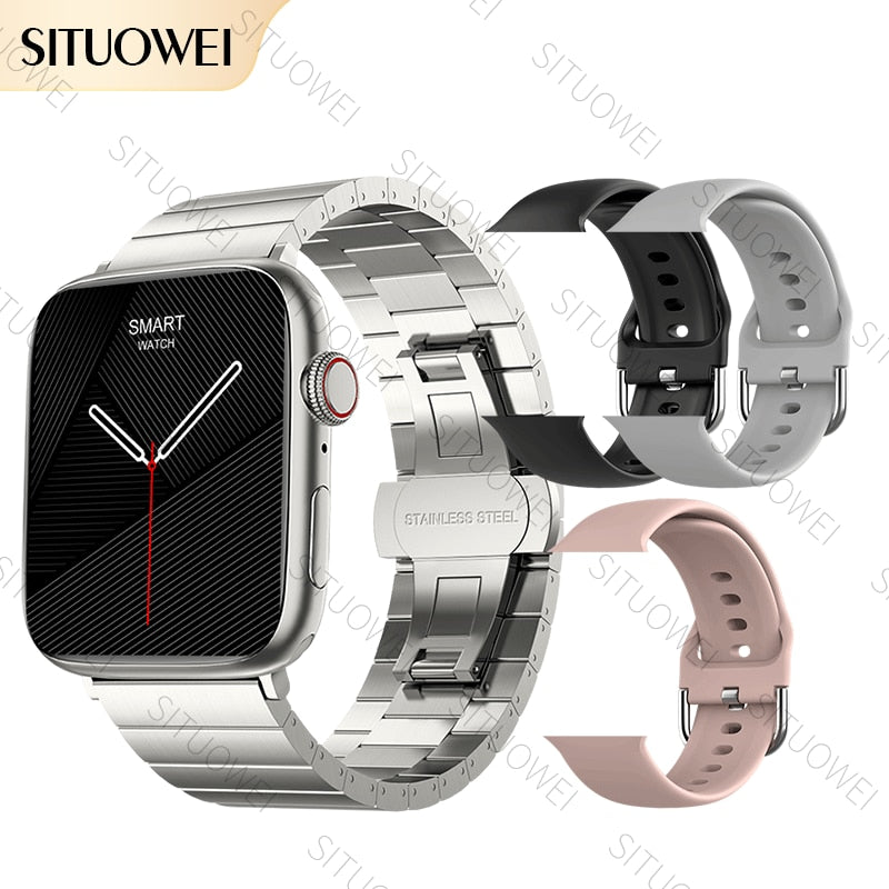 2022 NFC Smart Watch Männer Frauen Smartwatch Tür Zugang Unlock benutzerdefinierte Watch Face, Bluetooth Call Wireless Charging Fitness-Armband