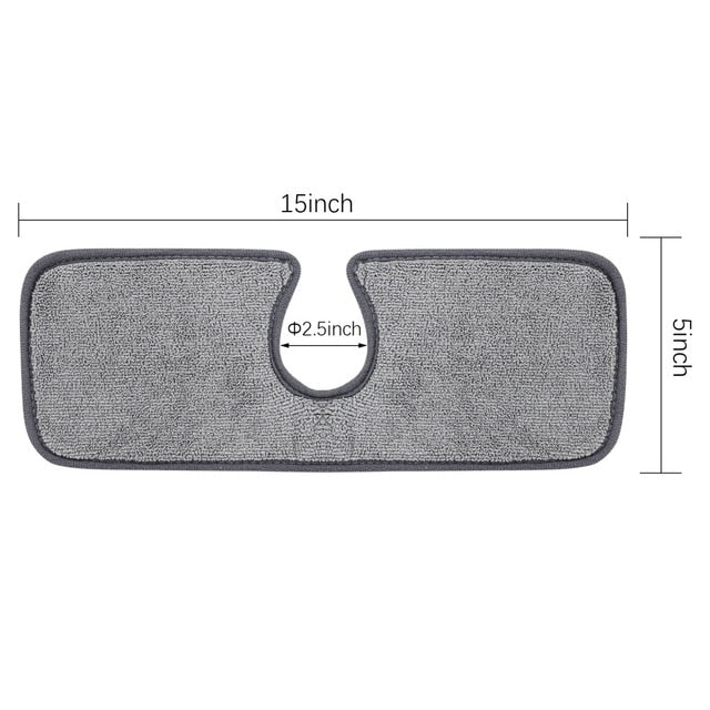 Küchen-Silikon-Wasserhahn-Matte, saugfähige Matte, Waschbecken-Spritzschutz, Ablaufkissen, doppelseitige Verwendung