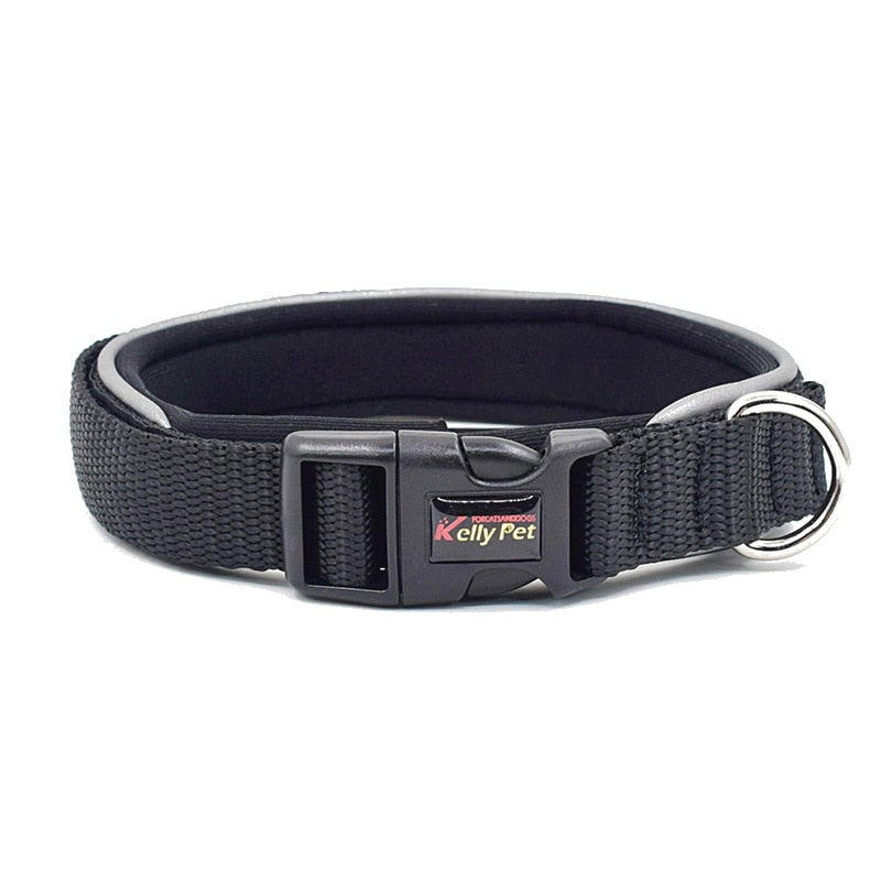 Atmungsaktives Mesh-Nylon-Hundehalsband Reflektierende Hundehalsbänder für kleine, mittelgroße und große Hundetrainingshalsketten für Hundezubehör