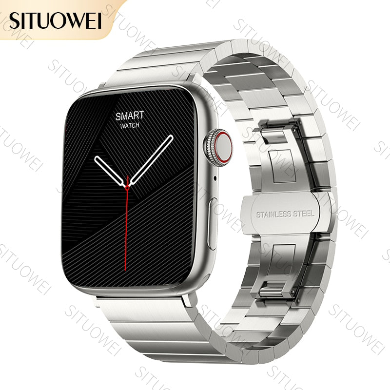 2022 NFC Smart Watch Männer Frauen Smartwatch Tür Zugang Unlock benutzerdefinierte Watch Face, Bluetooth Call Wireless Charging Fitness-Armband