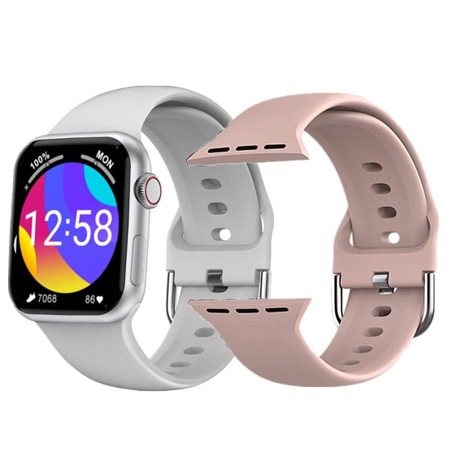 2022 1,9" Sport Smartwatch Männer Bluetooth Anruf Benutzerdefiniertes Zifferblatt NFC Frauen Fitness Smartwatch Pk DT7 W37 W27 Pro Smartwatch Serie 7