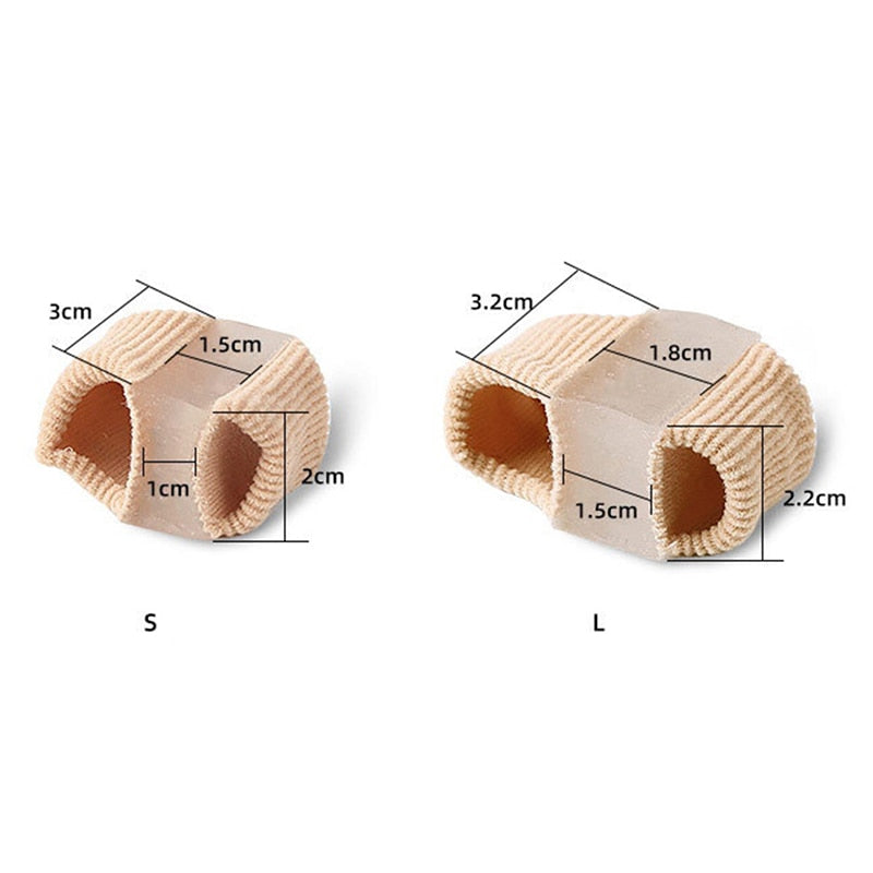 Schlauchbandagen Silikon Zehenstrecker & Daumen Finger Korrektur