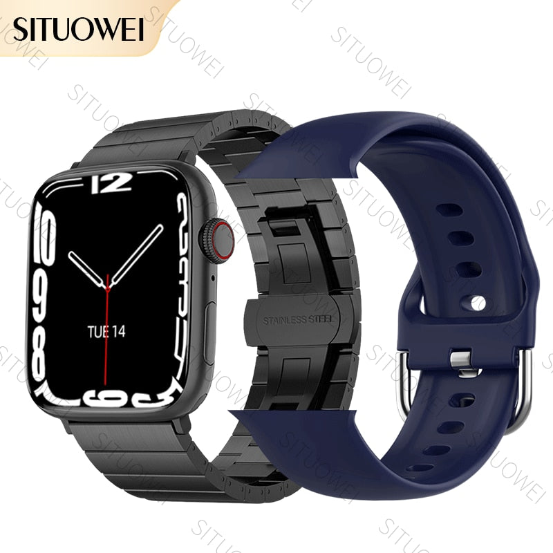 2022 NFC Smart Watch Männer Frauen Smartwatch Tür Zugang Unlock benutzerdefinierte Watch Face, Bluetooth Call Wireless Charging Fitness-Armband