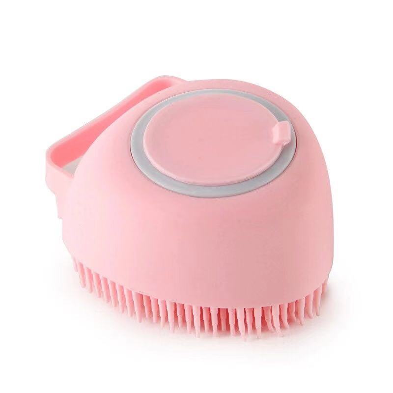 Badebürste mit Shampoospender für Hunde & Katzen