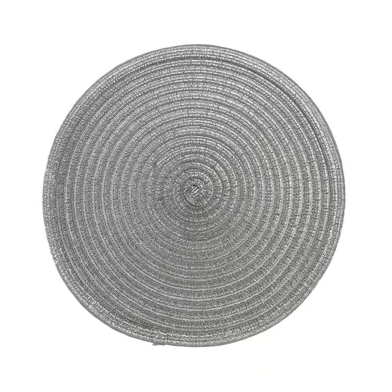 Tischsets für Esstisch, 1 PC, hitzebeständige Tischsets, schmutzabweisend, rutschfeste, waschbare PVC-Gewebe-Vinyl-Geschirr-Matte