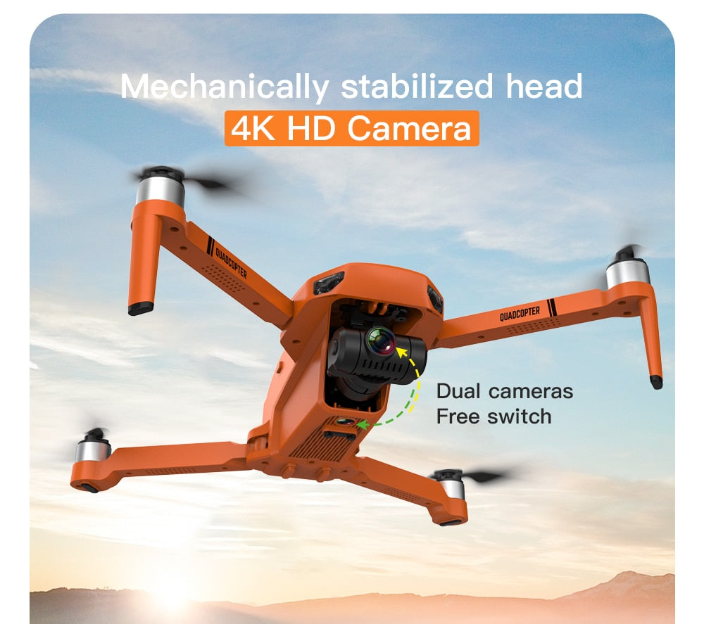 2022 Neue GPS Drohne 4k Profesional, 8K HD Kamera 2-Achsen Gimbal Anti-Shake Luftbildfotografie Brushless Faltbarer Quadcopter 1.2km