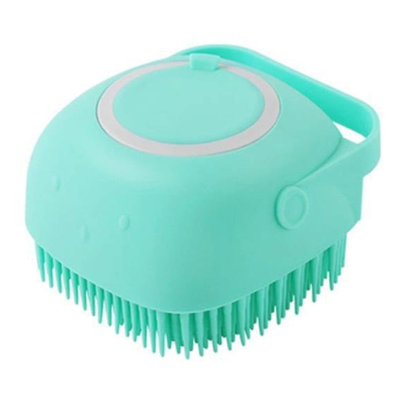 Badebürste mit Shampoospender für Hunde & Katzen