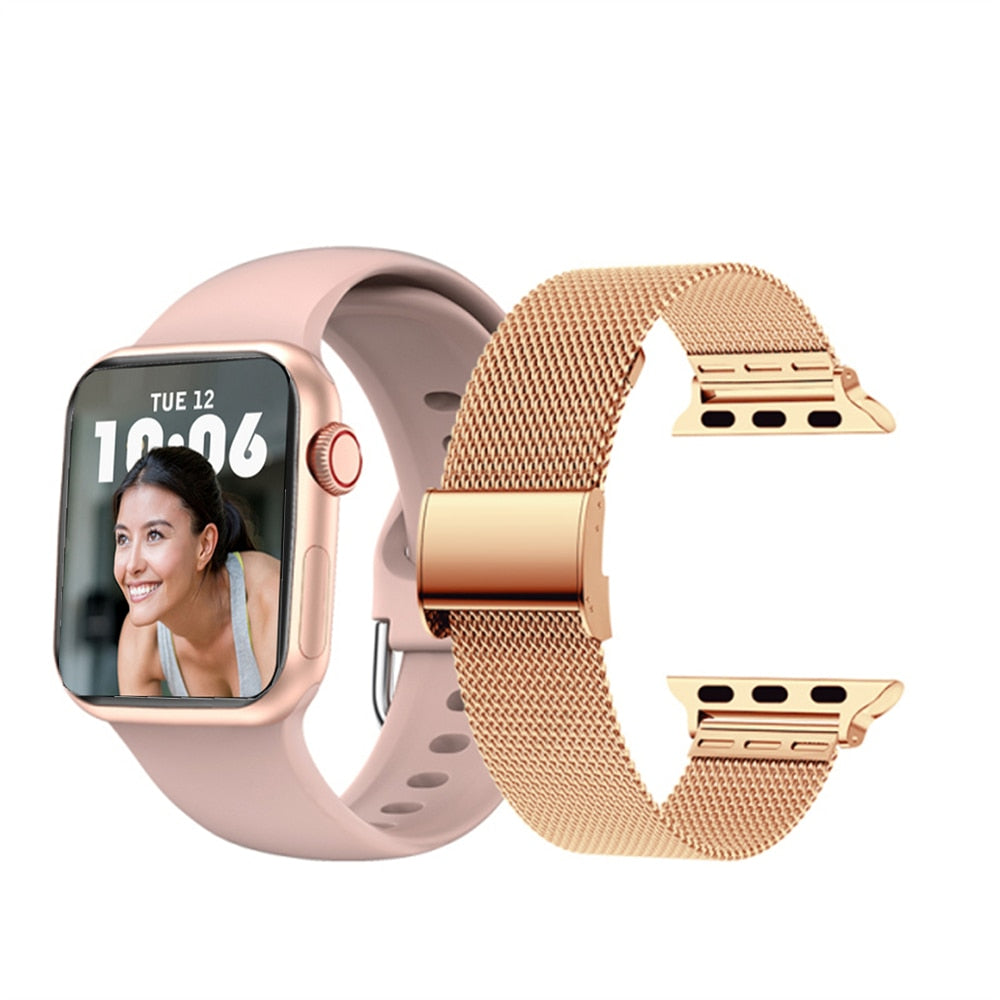 2022 1,9" Sport Smartwatch Männer Bluetooth Anruf Benutzerdefiniertes Zifferblatt NFC Frauen Fitness Smartwatch Pk DT7 W37 W27 Pro Smartwatch Serie 7