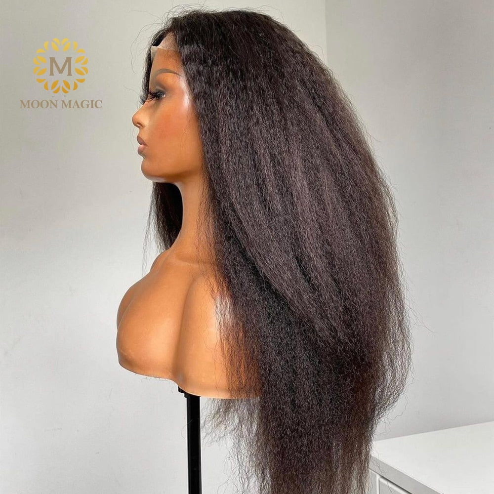 Front Human Hair Perücken für schwarze Frauen 180%
