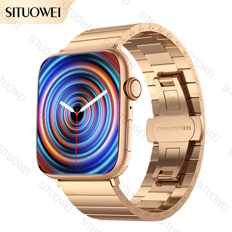 2022 NFC Smart Watch Männer Frauen Smartwatch Tür Zugang Unlock benutzerdefinierte Watch Face, Bluetooth Call Wireless Charging Fitness-Armband