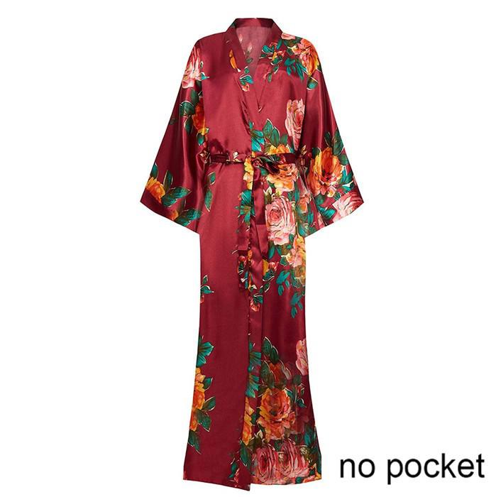 Silky Satin Women Robe Solid Color Kimono Bathrobes Home Dressing Gown Short Nightgown Summer V-Neck Sleepwear Lingerie