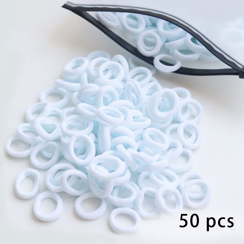 50/100pcs Kinder elastische Haarbänder, Baby Haar Zubehör