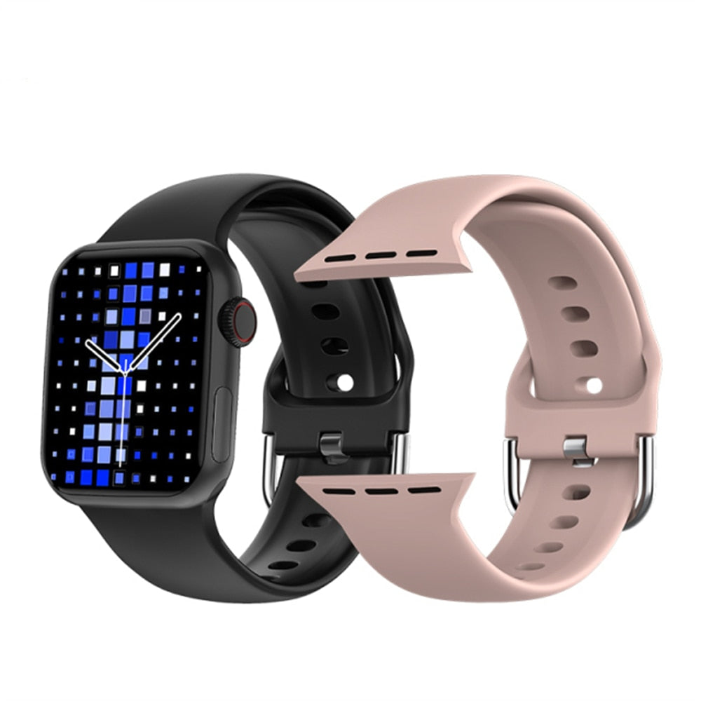 2022 1,9" Sport Smartwatch Männer Bluetooth Anruf Benutzerdefiniertes Zifferblatt NFC Frauen Fitness Smartwatch Pk DT7 W37 W27 Pro Smartwatch Serie 7