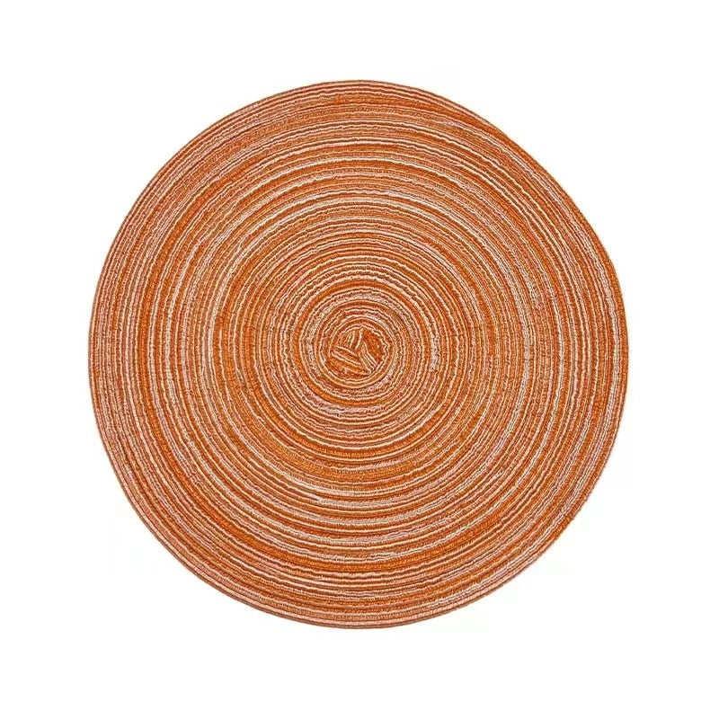 Tischsets für Esstisch, 1 PC, hitzebeständige Tischsets, schmutzabweisend, rutschfeste, waschbare PVC-Gewebe-Vinyl-Geschirr-Matte