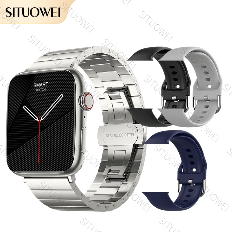 2022 NFC Smart Watch Männer Frauen Smartwatch Tür Zugang Unlock benutzerdefinierte Watch Face, Bluetooth Call Wireless Charging Fitness-Armband