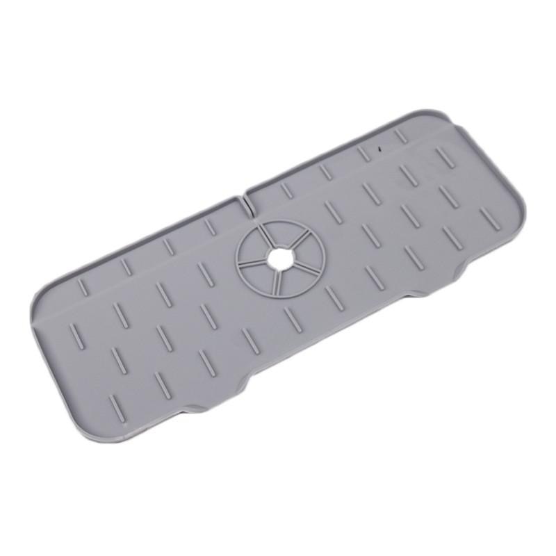 Silikon-Küchenarmatur-Matte für Spüle, faltbare Spülmatte, Wasserhahn, Spritzfänger, Badezimmer-Arbeitsplatten-Schutzmatte