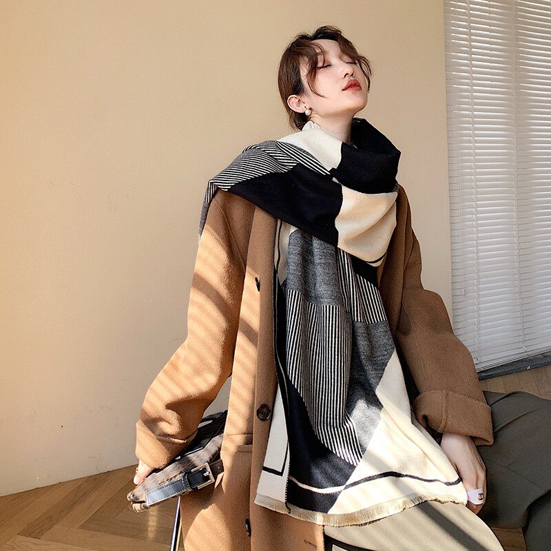 Damen Winter Kaschmirschal Design, Warme Pashmina Decke