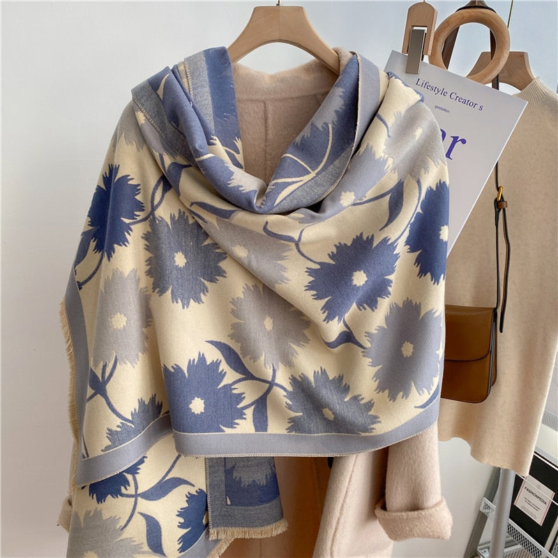 Damen Winter Kaschmirschal Design, Warme Pashmina Decke