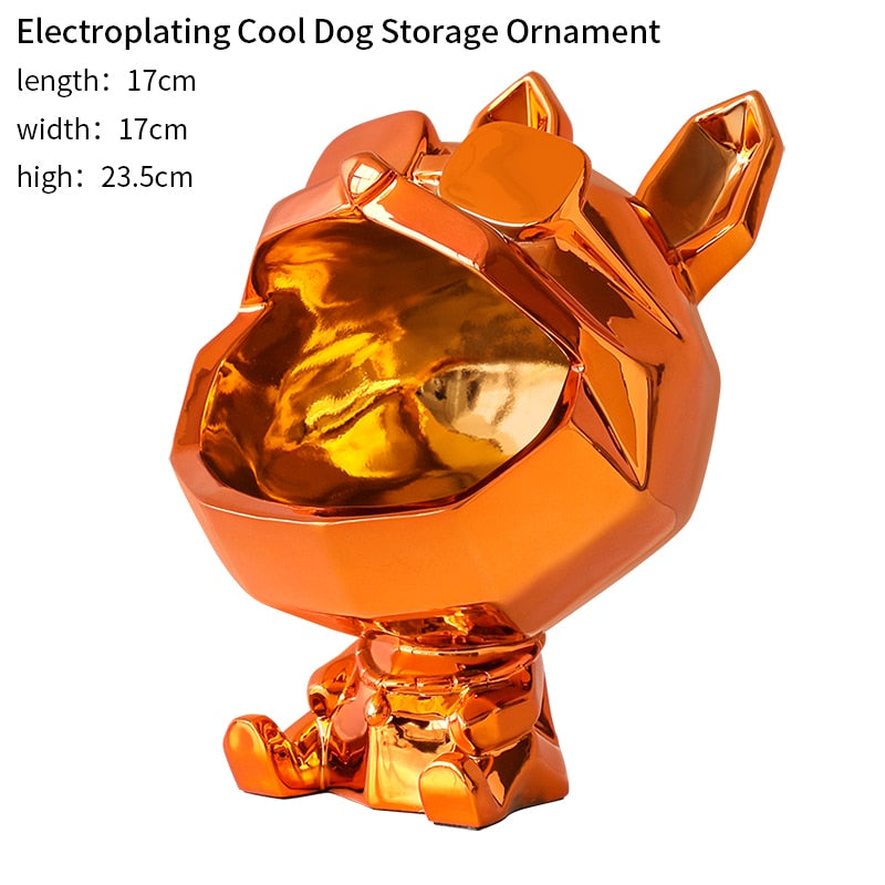 Coole Hundefigur Großmaul, Hund Aufbewahrungsbox Heimdekoration