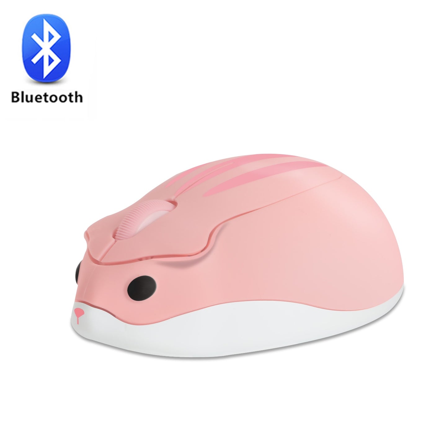 Nette Cartoon Drahtlose Maus für Kinder-Macbook mit Rosa Hamster Design, Tragbare USB Optische Computer Maus