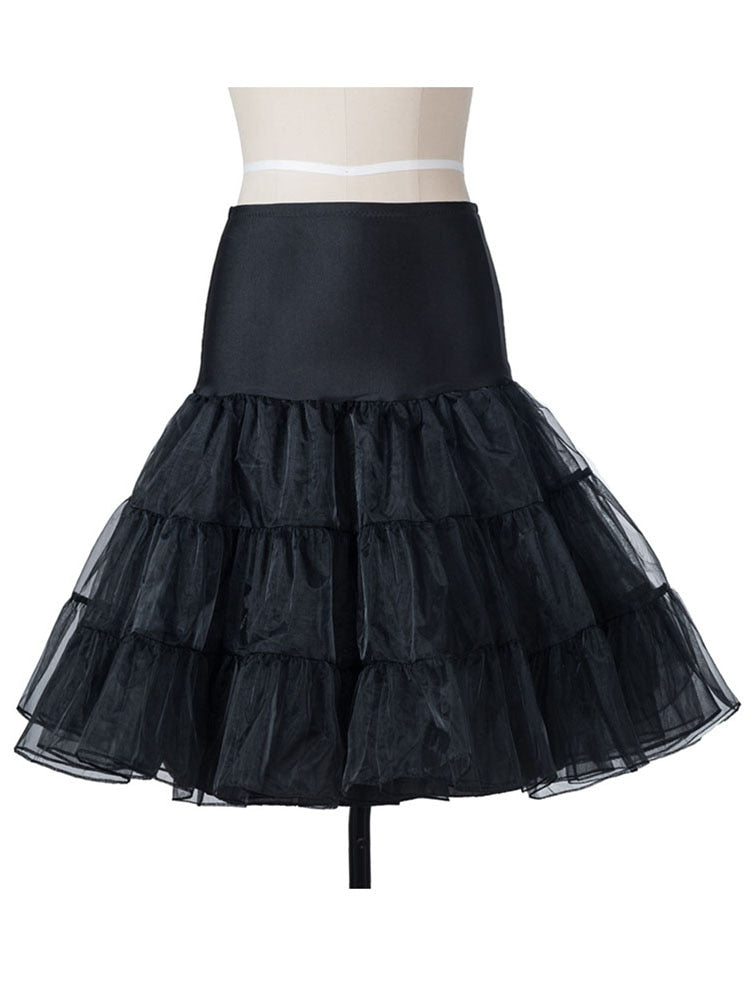 Schwarzes Punkt Sommerkleid 2023, Pinup elegantes Weinlese Partei Kleid