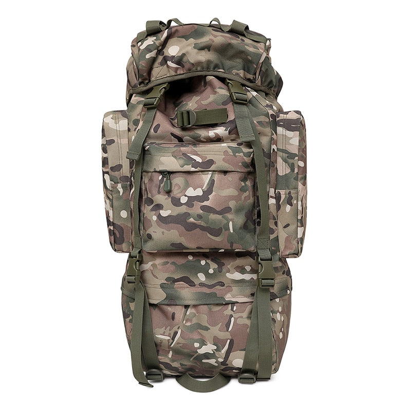 70L Herrenrücksack mit großer Kapazität, Hochwertiger wasserdichter Militärrucksack