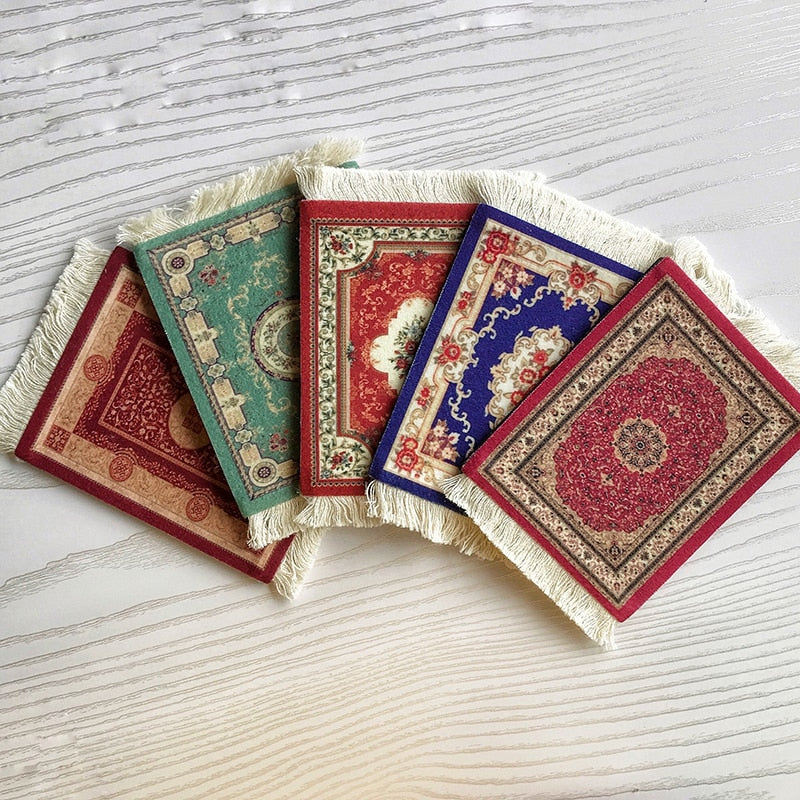 Handgefertigte böhmische Quaste Tischset, persische Retro rutschfeste Esstischmatte Küchenzubehör Dekoration Home Pad Untersetzer