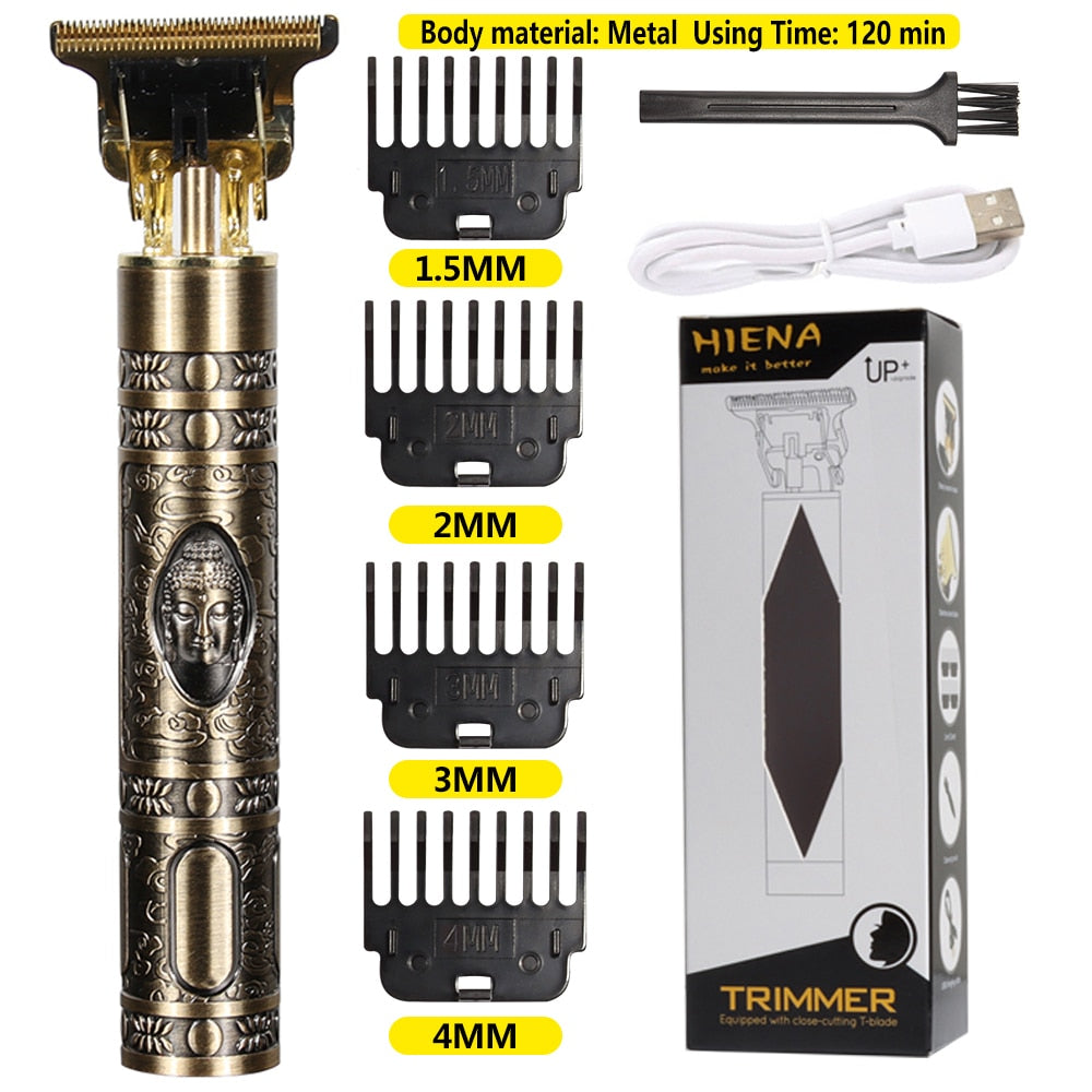 Wiederaufladbare USB Elektrische Haarschneidemaschine mit Trimmer für Männer