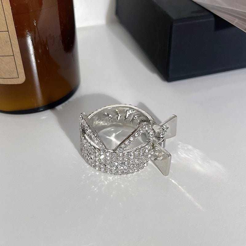 2022 Neue Perle Strass Haarkrallen für Mädchen / Damen, Hohe Pferdeschwanz, Clip Feste Haarnadel
