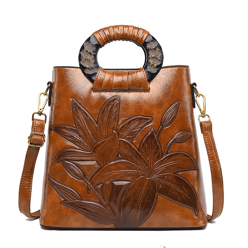 Damen Luxushandtaschen, designer Taschen aus echtem Leder
