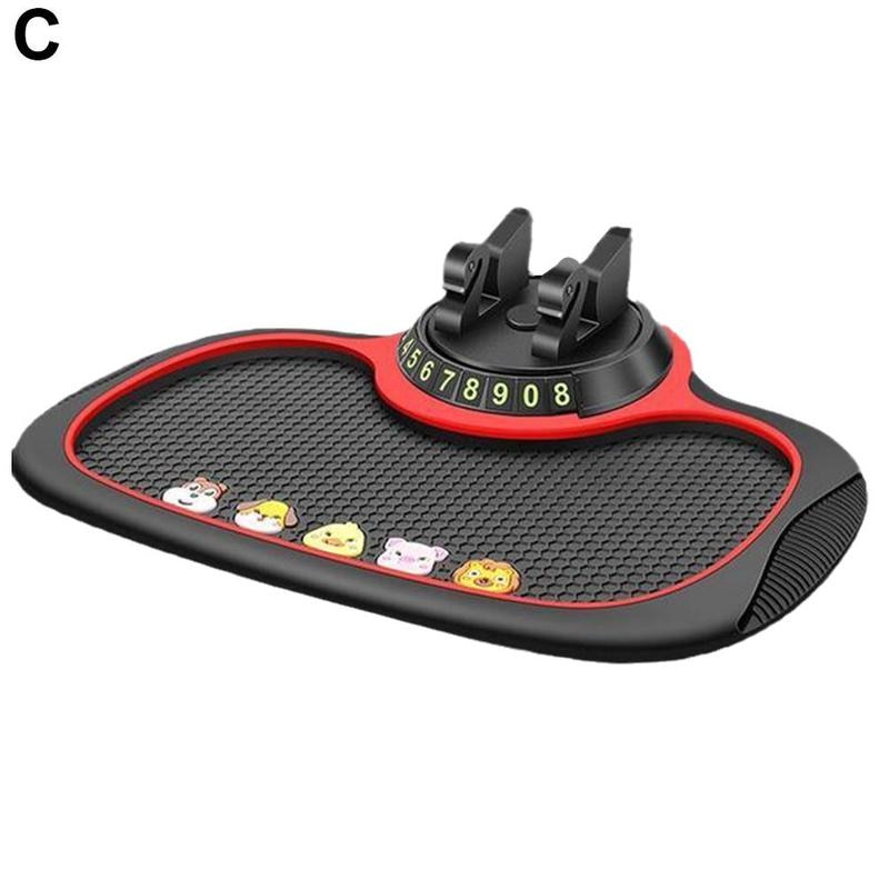 4-in-1-Auto-Anti-Rutsch-Matte, Silikon-Armaturenbrett, klebrige Telefonhalter, Anti-Rutsch Telefon Pad