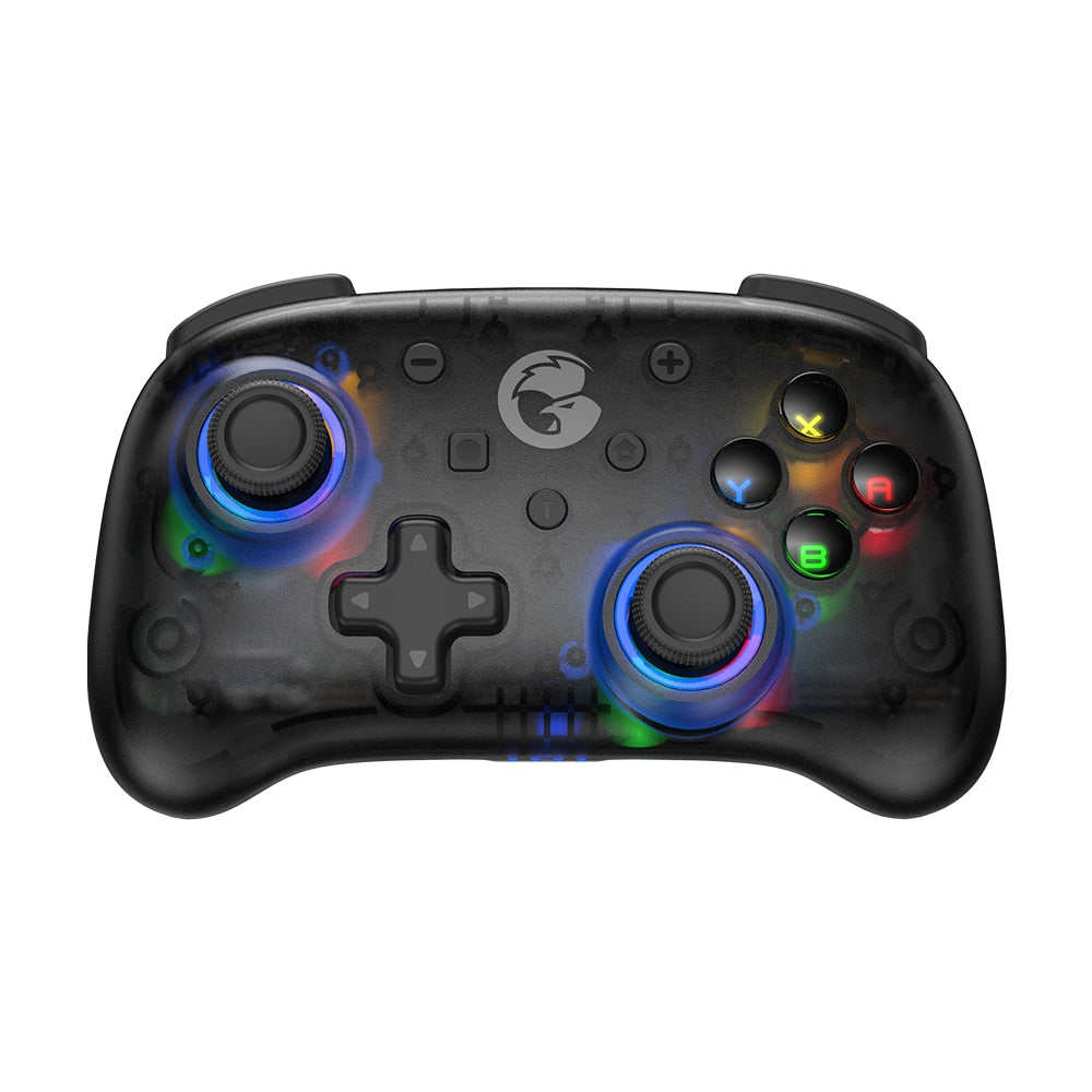 GameSir T4 Mini Bluetooth Controller Gamepad für Nintendo Switch, Apple Arcade und MFi Game Controller transluzent