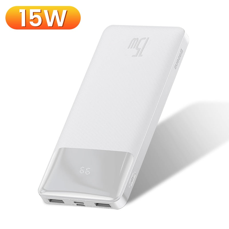 Baseus Power Bank 20000 mAh Tragbares Ladegerät Powerbank 10000 mAh, Externer Akku PD 20 W Schnellladung für iPhone, Xiaomi ...