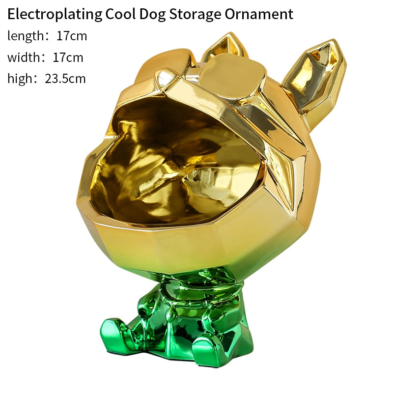 Coole Hundefigur Großmaul, Hund Aufbewahrungsbox Heimdekoration