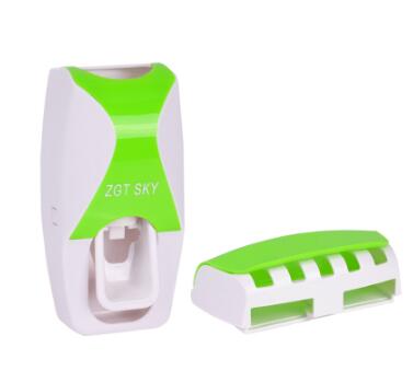 Automatischer Zahnpastaspender, Zahnbürstenhalter mit Wandhalterung