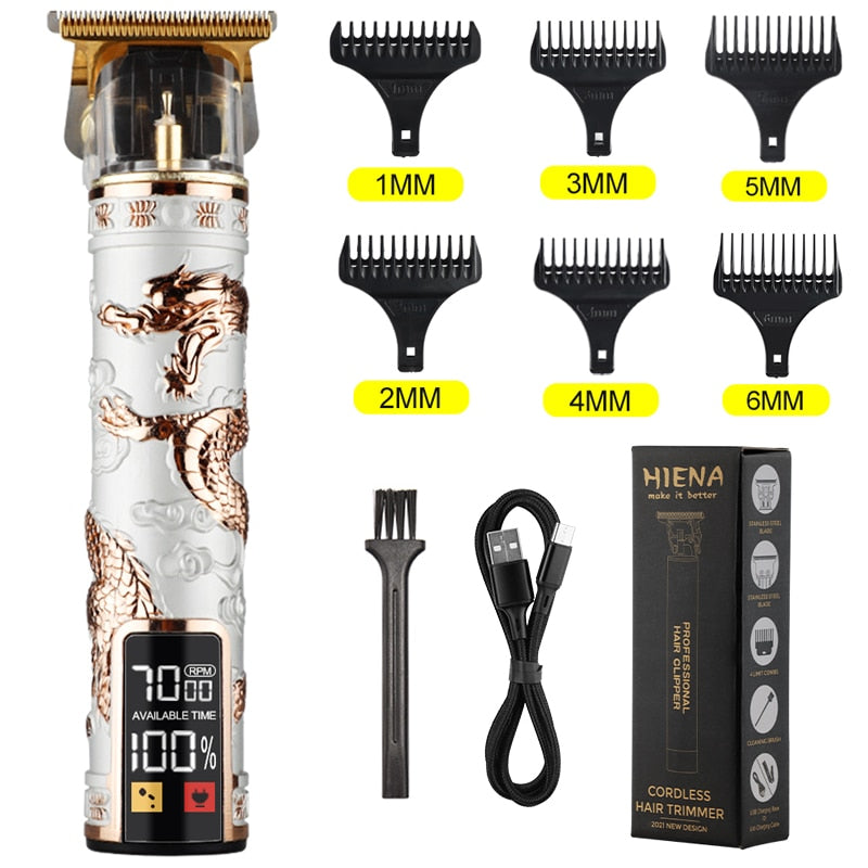 Wiederaufladbare USB Elektrische Haarschneidemaschine mit Trimmer für Männer