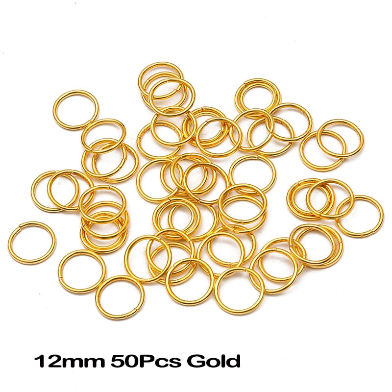 50Pcs/lot Mix Color Charms Hair Braid Dread Dreadlock Beads Clips Cuffs Rings Jewelry Dreadlock Clasps Accessories Hair Rings