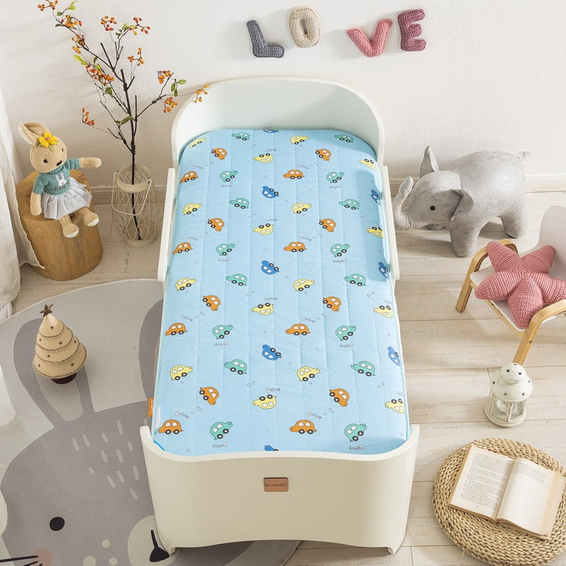 Krippe Matratze Kleinkinderbett Matratzenauflage Doppelseiten, Matratzenauflage für Babybetten 120x60cm