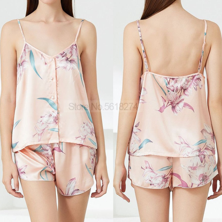 Sexy Damen Satin Kimono Kleid, Robe Anzug Nachtwäsche