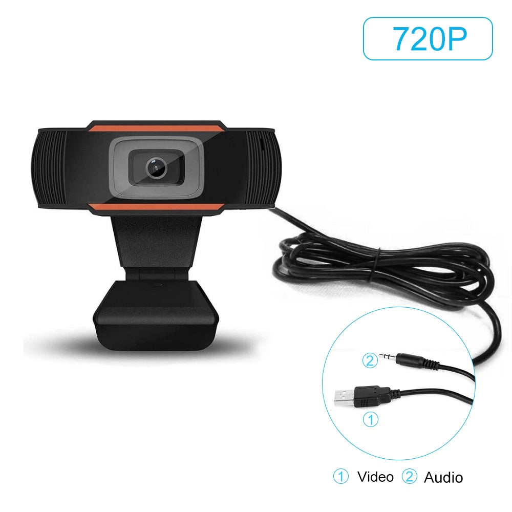 Webcam 4K 1080p Full HD für PC Computer Laptop USB Webcamera mit Mikrofon für Live Videoanrufe Konferenzarbeit