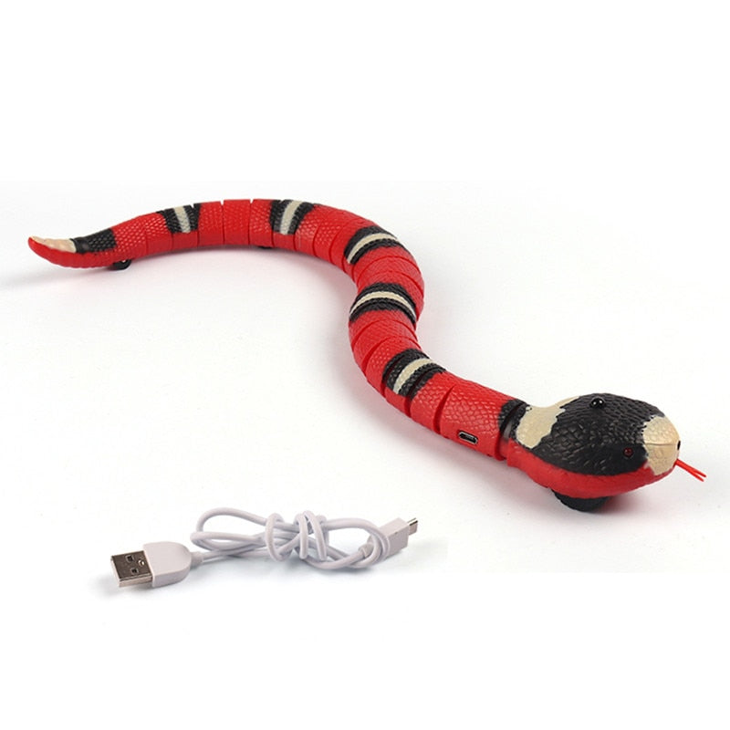Automatisches Katzenspielzeug, Interaktives Smart Sensing Snake Tease Spielzeug für Katzen
