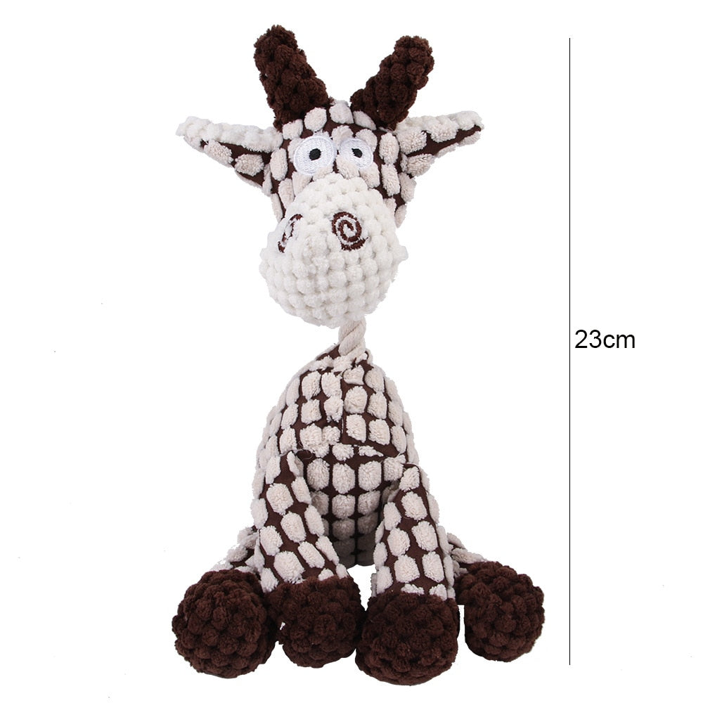 Fun Pet Toy Eselform Cord Kauspielzeug für Hunde Welpen Quietscher quietschende Plüschknochen Backenzahn, Hundespielzeug, Haustiertraining & Hundezubehör