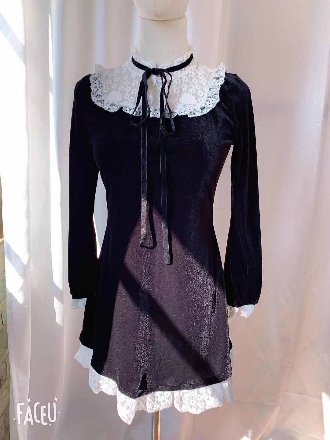 Herbst Frauenkleid 2022, Samt Kleid Lange Abend Weibliche Vintage, Maxi Party Oversize
