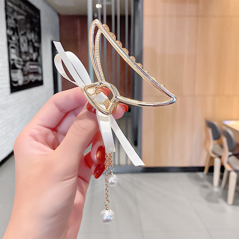 Frauen Geometrische Haarschmuck für Damen, Metall Haarspangen Mode